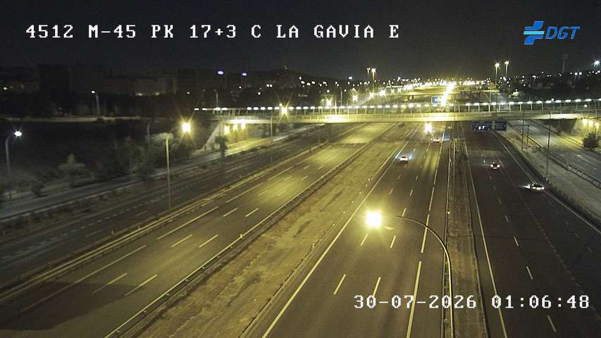Madrid — M-45 km 17