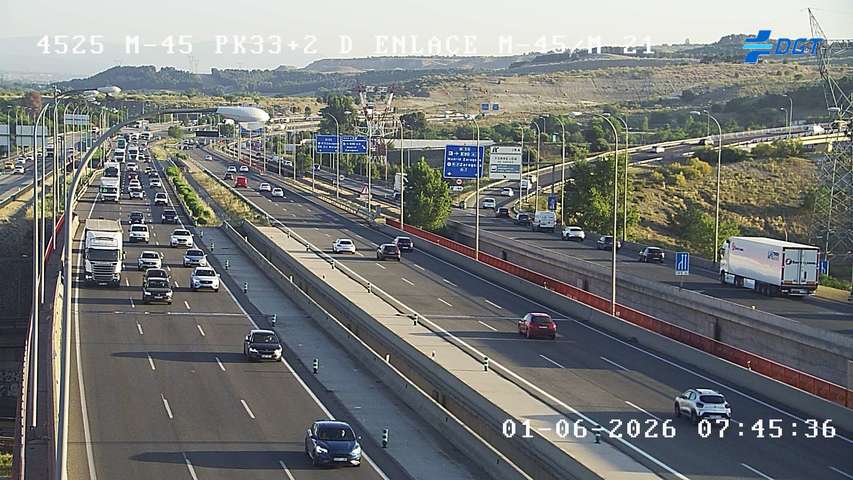Madrid — M-45 km 33