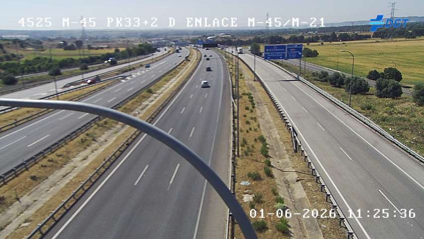 Madrid — M-45 km 33