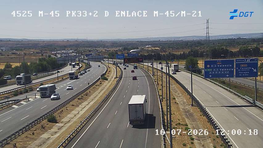 Madrid — M-45 km 33