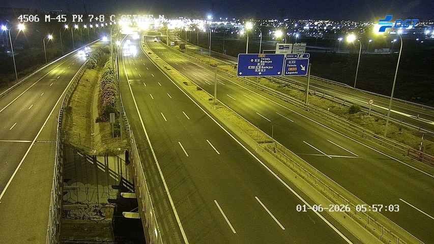 Madrid — M-45 km 8