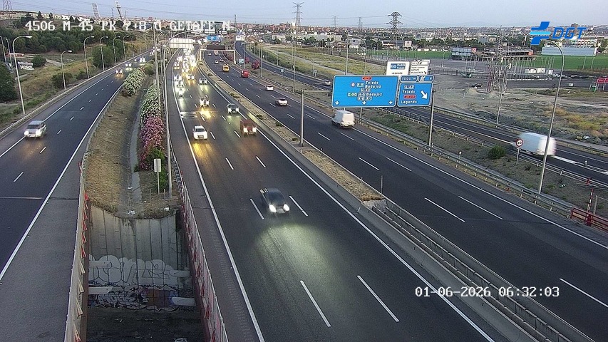 Madrid — M-45 km 8