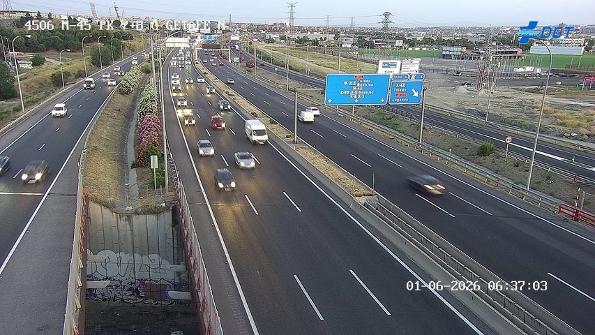 Madrid — M-45 km 8