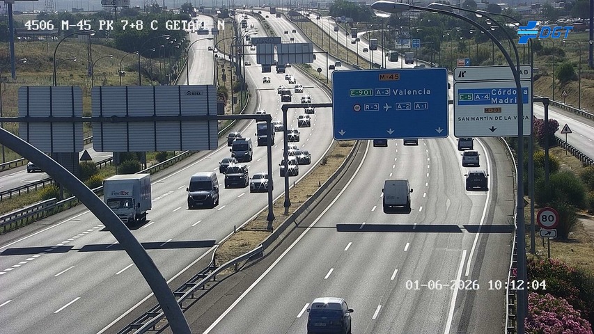 Madrid — M-45 km 8