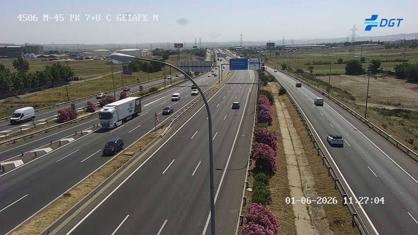 Madrid — M-45 km 8