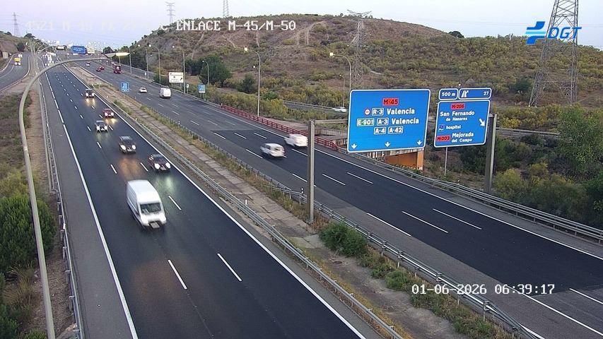 Madrid — M-45 km 28