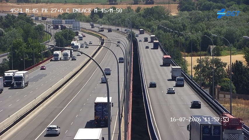Madrid — M-45 km 28
