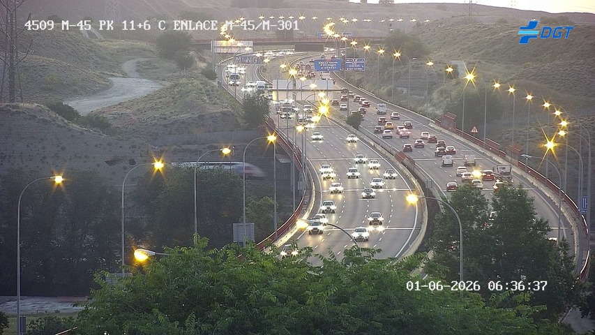 Madrid — M-45 km 12