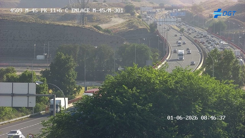 Madrid — M-45 km 12