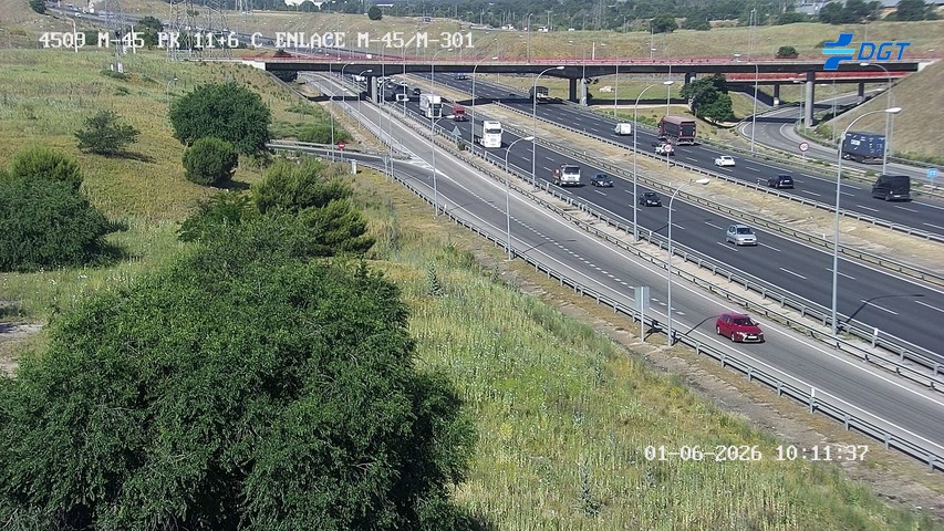 Madrid — M-45 km 12