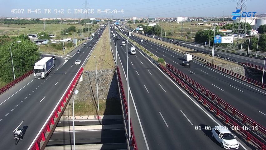 Madrid — M-45 km 9