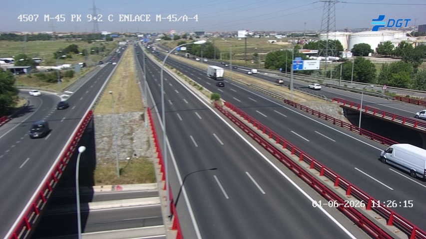 Madrid — M-45 km 9