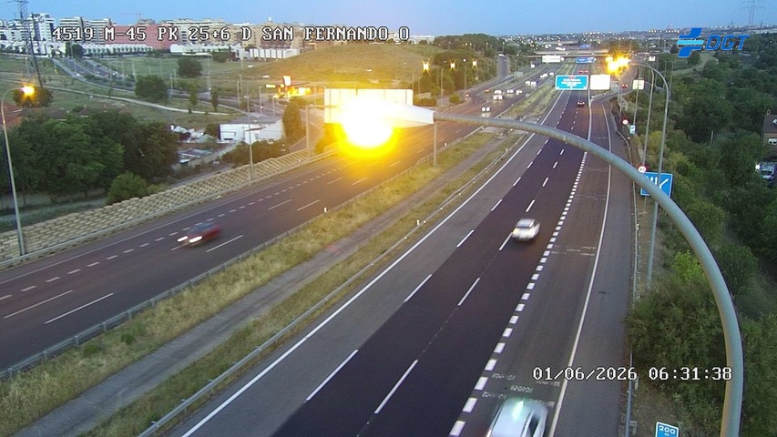 Madrid — M-45 km 26