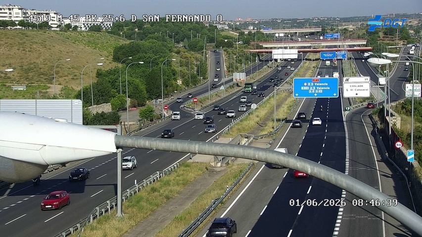 Madrid — M-45 km 26