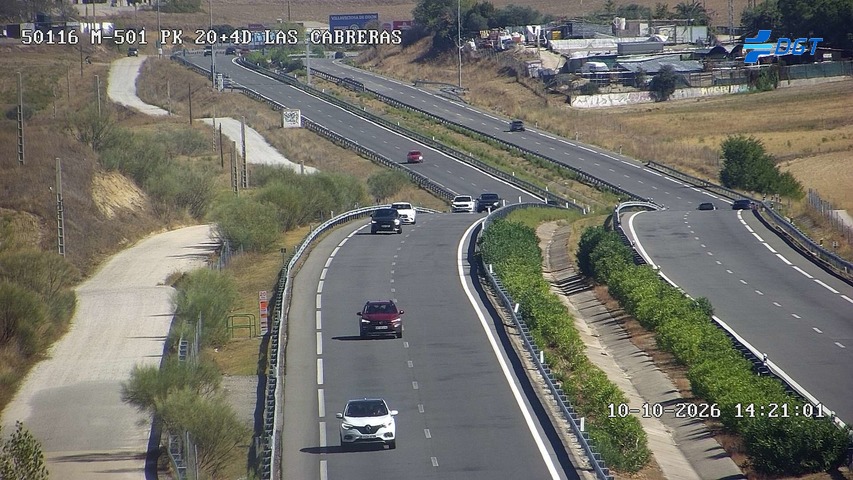 Cámara de tráfico en la M-501, km 20.4