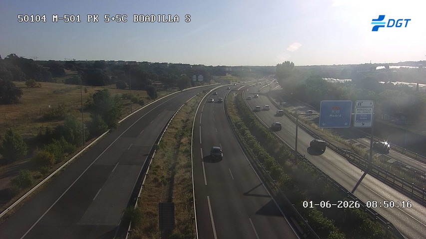 Madrid — M-501 km 6
