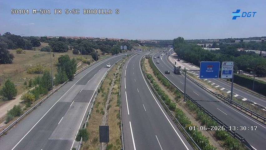 Madrid — M-501 km 6