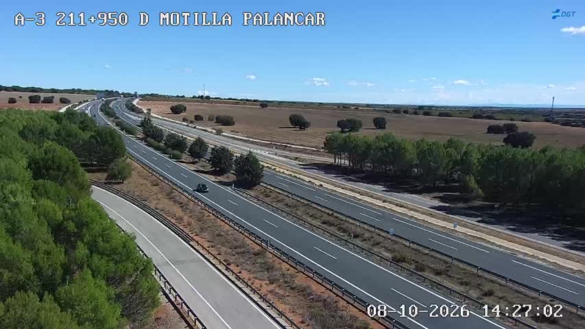 Cámara de tráfico en la A-3, km 211.949