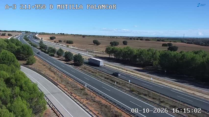 Cámara de tráfico en la A-3, km 211.949