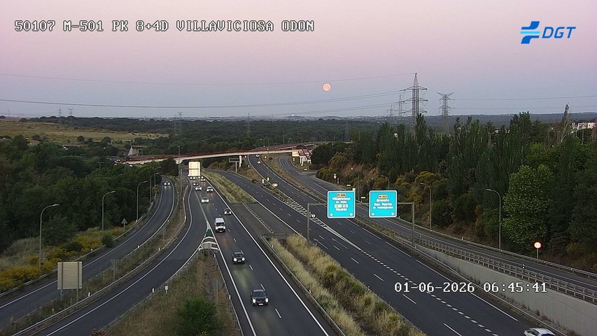 Madrid — M-501 km 8