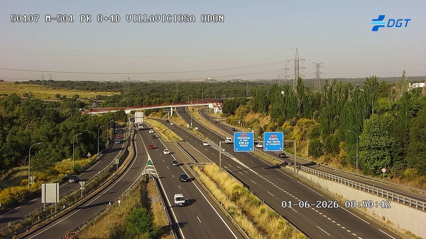 Madrid — M-501 km 8