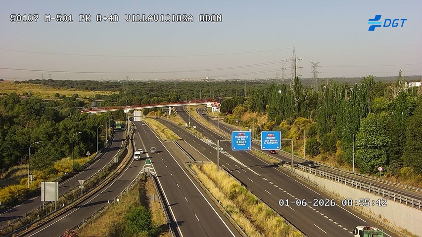 Madrid — M-501 km 8