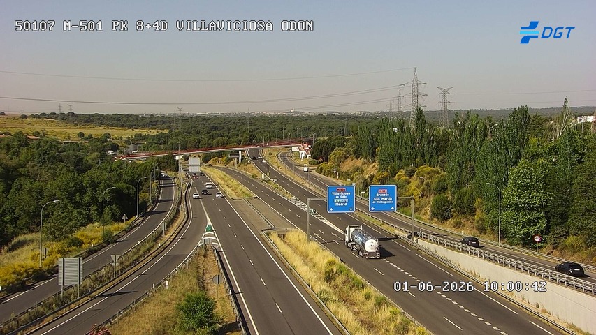 Madrid — M-501 km 8