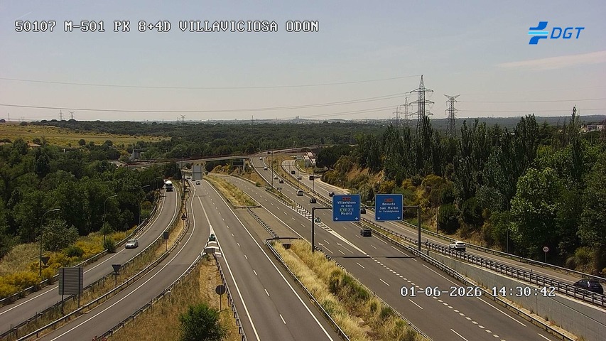 Madrid — M-501 km 8