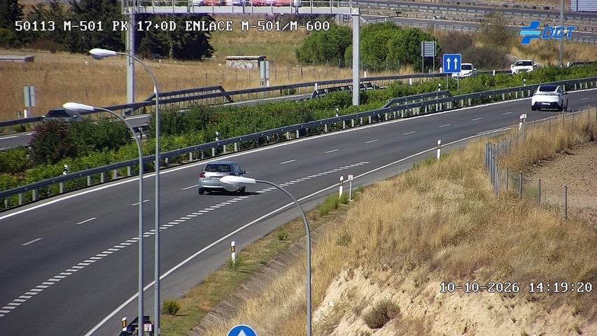 Cámara de tráfico en la M-501, km 17.0
