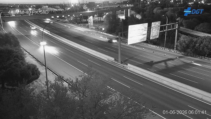 Madrid — M-40 km 58