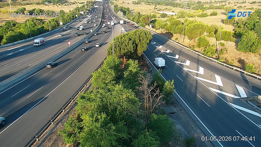Madrid — M-40 km 58