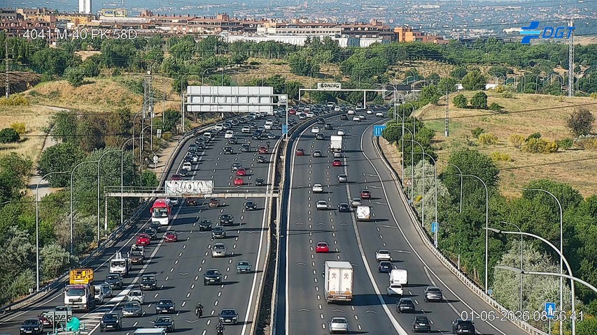 Madrid — M-40 km 58