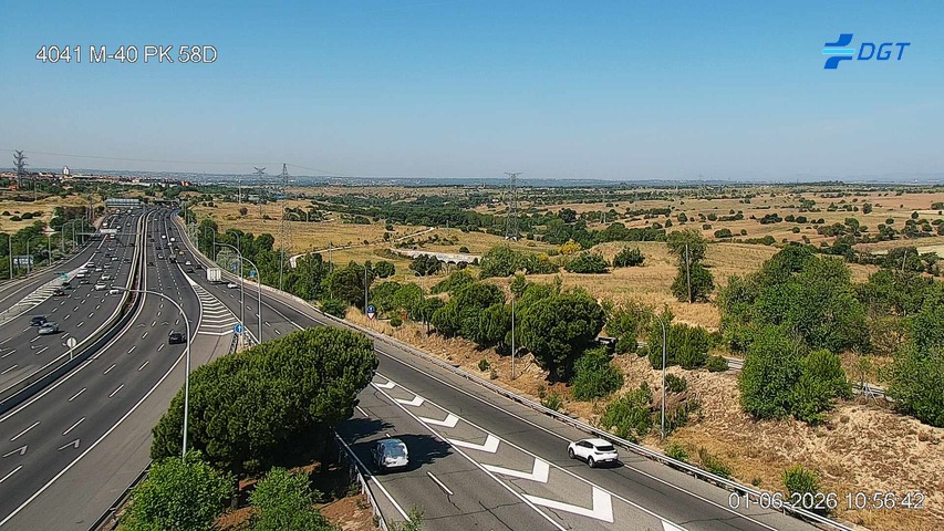 Madrid — M-40 km 58