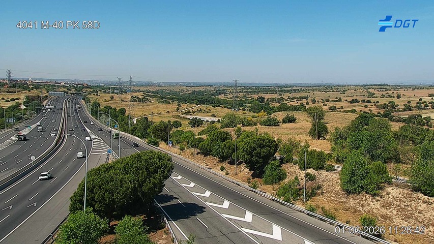 Madrid — M-40 km 58
