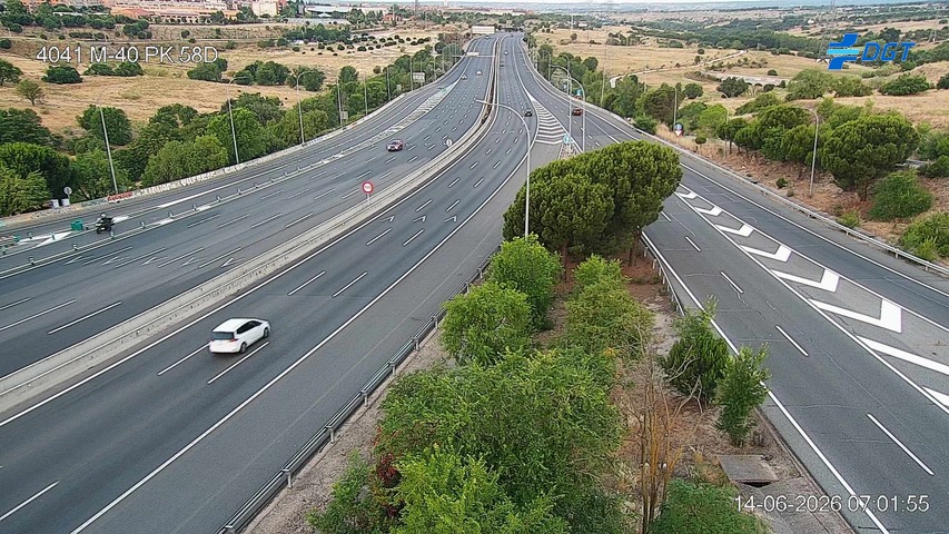 Madrid — M-40 km 58