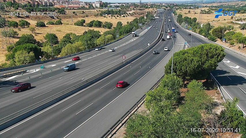 Madrid — M-40 km 58
