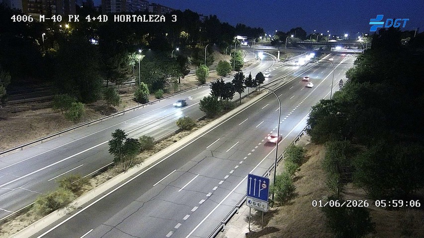Madrid — M-40 km 4