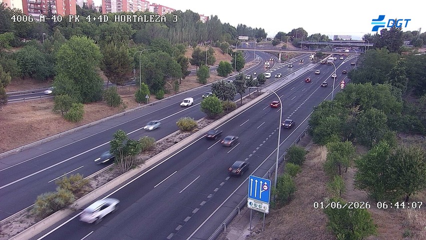 Madrid — M-40 km 4
