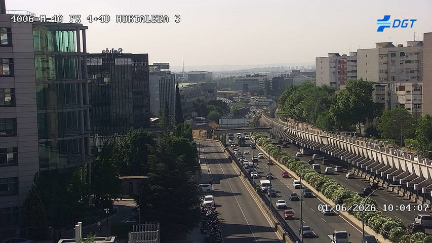 Madrid — M-40 km 4