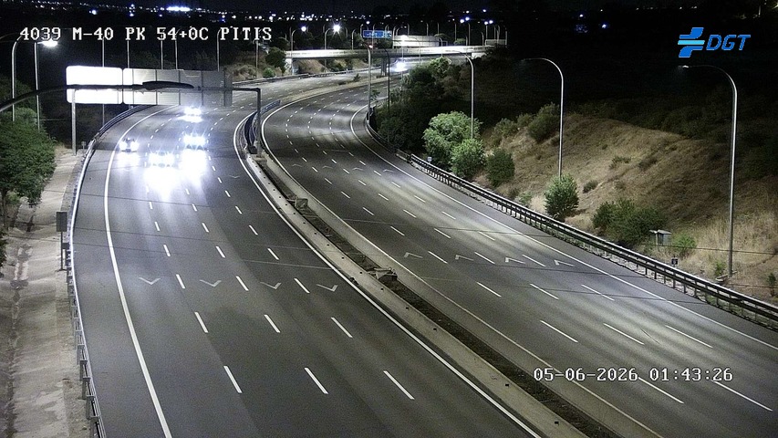 Madrid — M-40 km 54